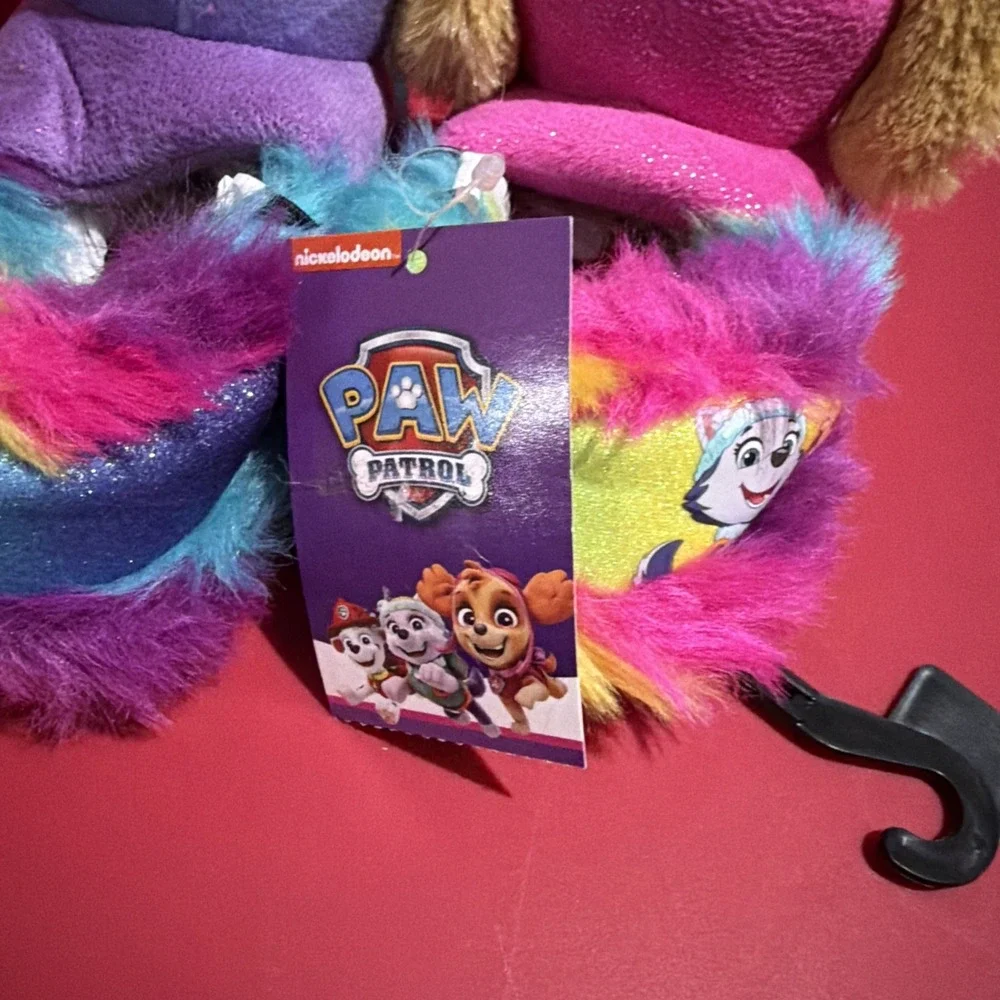 Paw Patrol Slippers Toddler Girls 5/6 Everest Sky House Shoes Kids Fuzzy